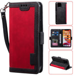 Retro Splicing Style Wallet Stand Leather Phone Case for iPhone 11 6.1 inch