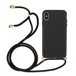 Environmental Natural Wheat Straw Soft TPU Phone Protection Cover with Multi-function Strap for iPhone XS Max 6.5 inch
