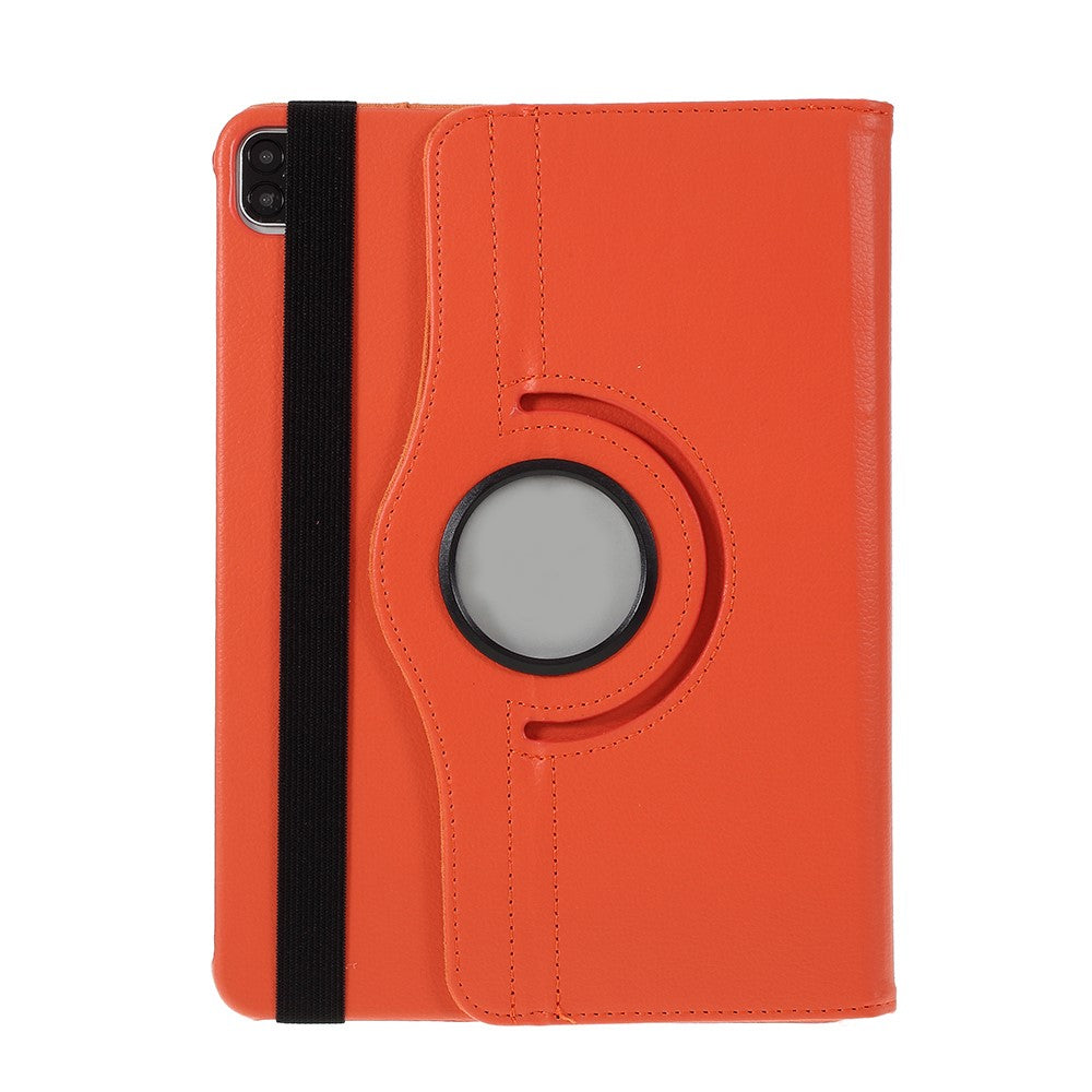 Litchi-lædercover med 360-graders roterende stander til iPad Pro 12.9 (2022) (2021) (2020) (2018)