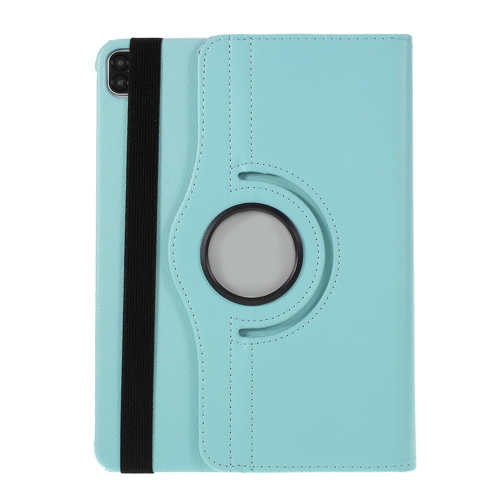 Litchi-lædercover med 360-graders roterende stander til iPad Pro 12.9 (2022) (2021) (2020) (2018)