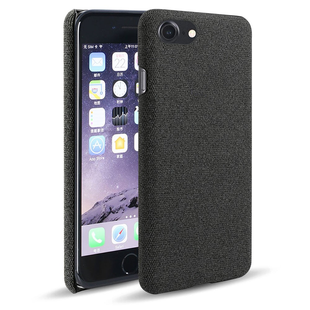 Cloth Texture Hard Plastic Case for iPhone SE (2020) / SE (2022) / 7 / 8 4.7 inch
