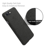 Cloth Texture Hard Plastic Case for iPhone SE (2020) / SE (2022) / 7 / 8 4.7 inch