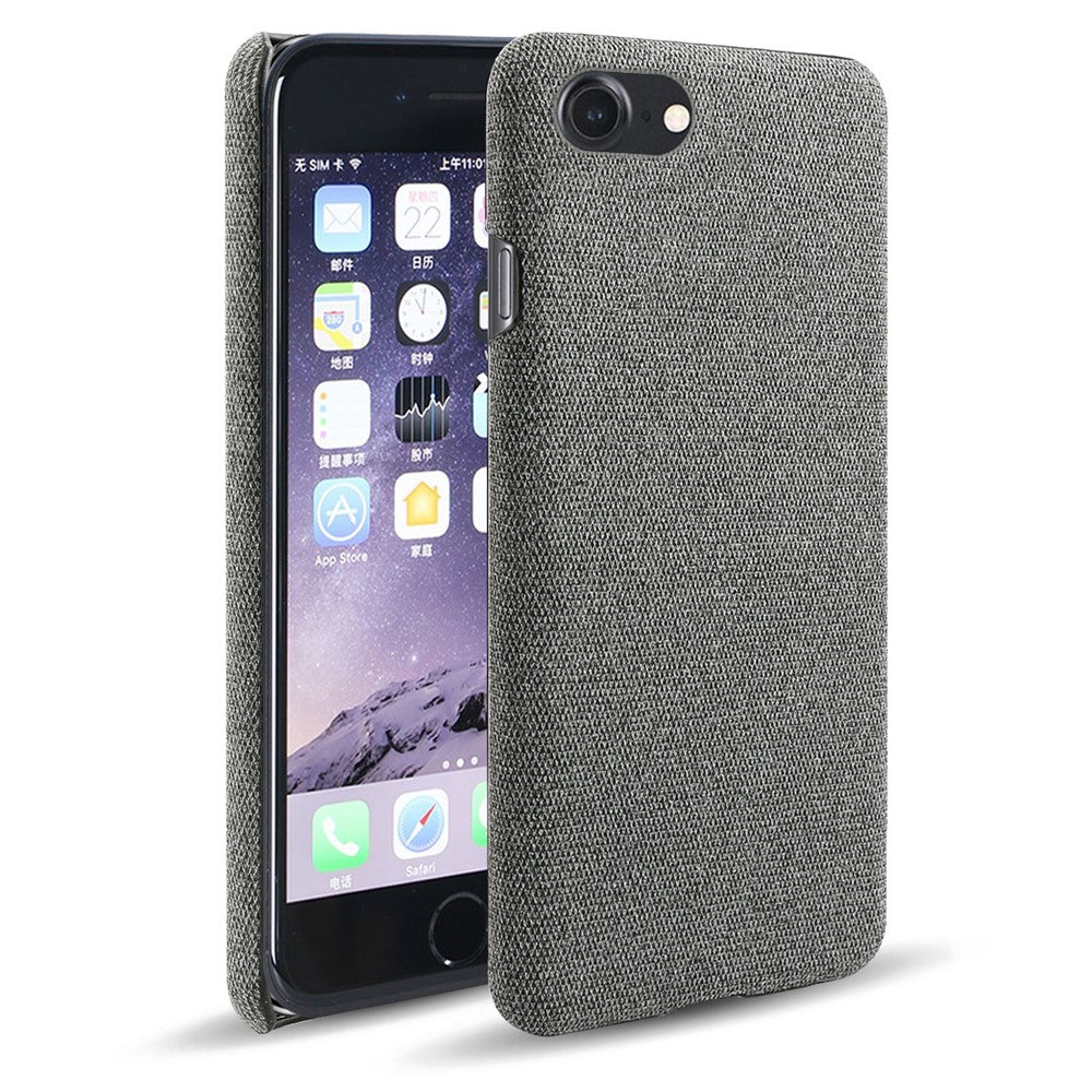 Cloth Texture Hard Plastic Case for iPhone SE (2020) / SE (2022) / 7 / 8 4.7 inch