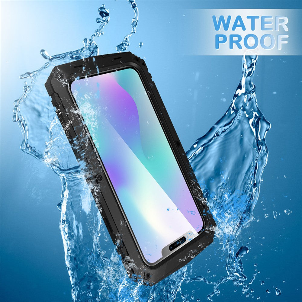 R-JUST Shockproof Dustproof Waterproof 360° Protective Shell with Kickstand for iPhone 11 6.1 inch