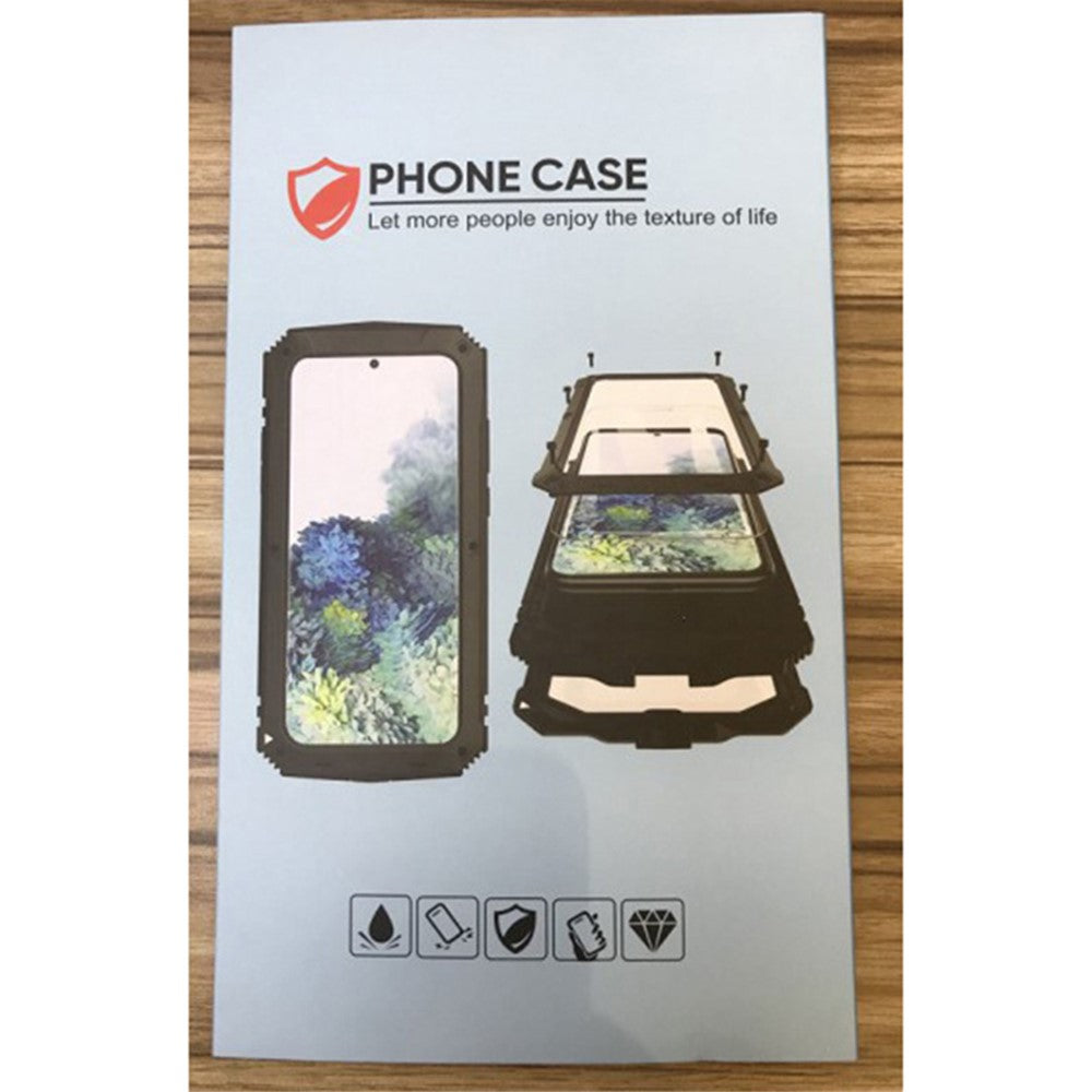 R-JUST Shockproof Dustproof Waterproof 360° Protective Shell with Kickstand for iPhone 11 6.1 inch
