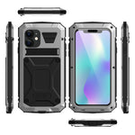 R-JUST Shockproof Dustproof Waterproof 360° Protective Shell with Kickstand for iPhone 11 6.1 inch