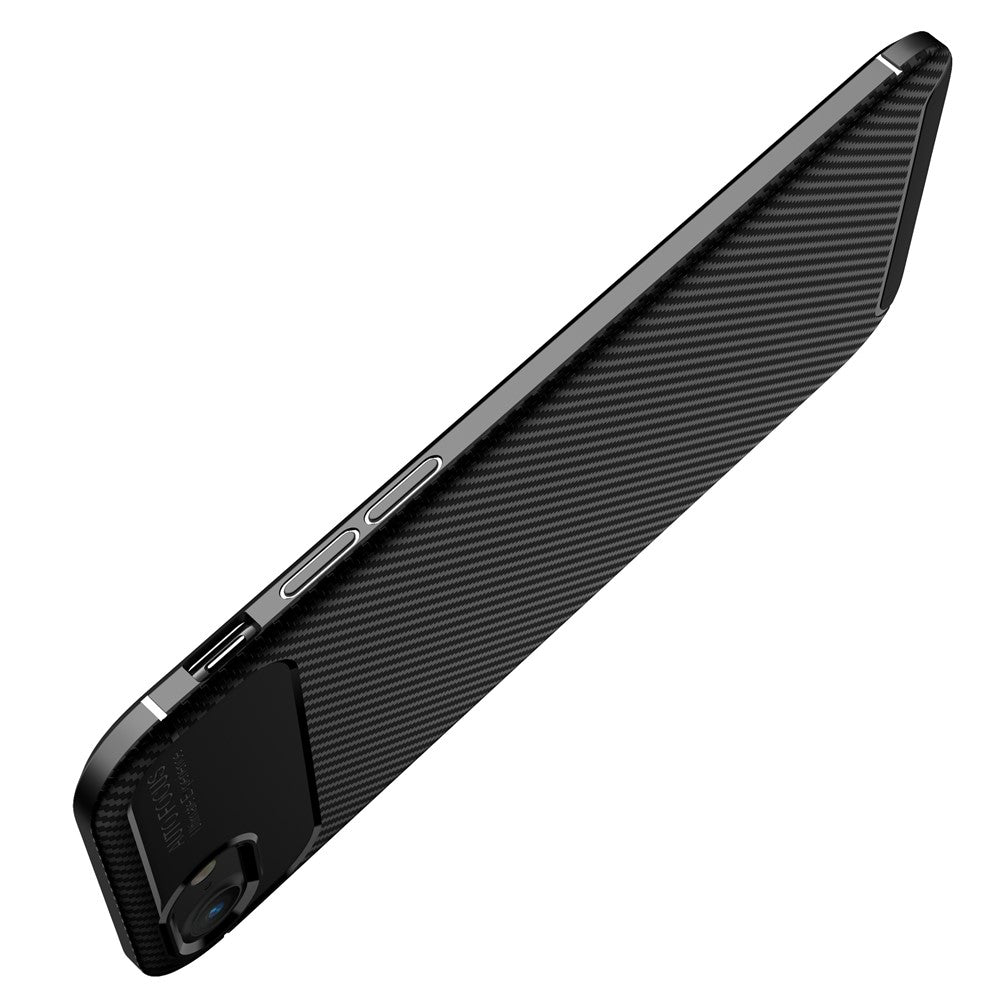 Carbon Fiber TPU Soft Cell Phone Case for iPhone SE (2020)/SE (2022)/8/7