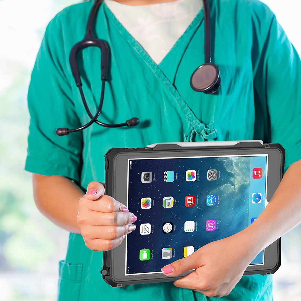 IP68 Waterproof Drop-proof Dust-proof Tablet Cover Swimming Rafting Protective Case for iPad 10.2 (2021) / (2020) / (2019)