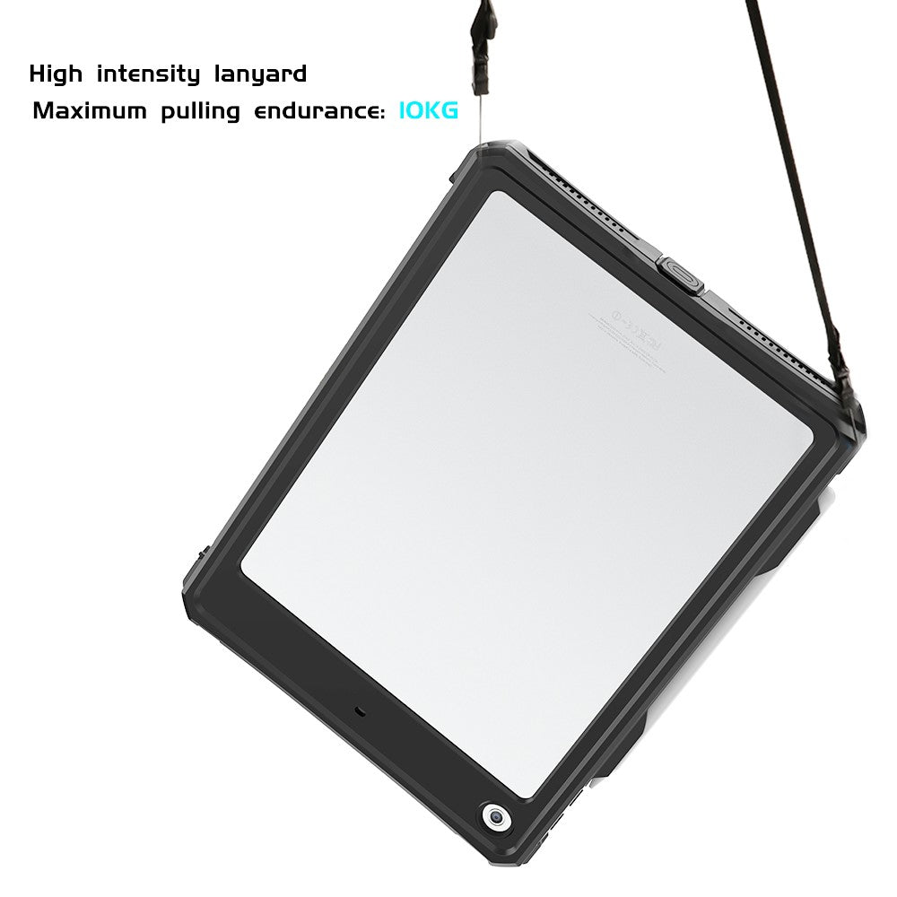IP68 Waterproof Drop-proof Dust-proof Tablet Cover Swimming Rafting Protective Case for iPad 10.2 (2021) / (2020) / (2019)