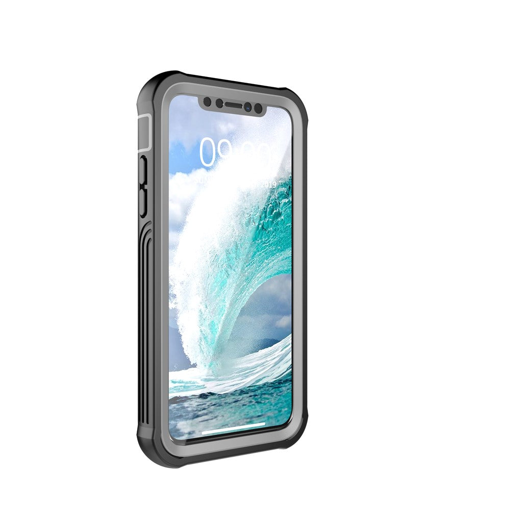 Drop-proof All-wrapped Plastic Phone Shell Built-in PET Screen Film for iPhone 11 Pro Max 6.5 inch