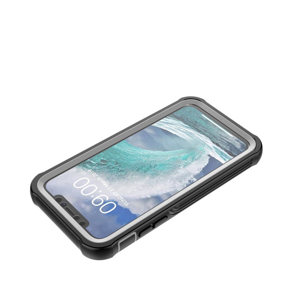 Drop-proof All-wrapped Plastic Phone Shell Built-in PET Screen Film for iPhone 11 Pro Max 6.5 inch