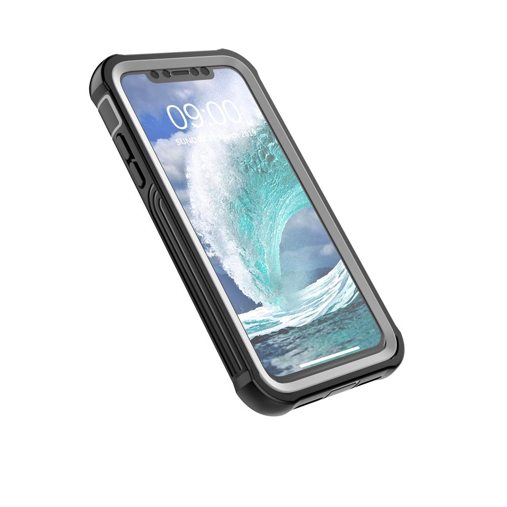 Drop-proof All-wrapped Plastic Phone Shell Built-in PET Screen Film for iPhone 11 Pro Max 6.5 inch