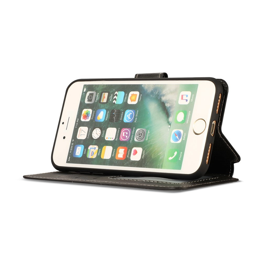 PU Læder + TPU Pung Klapcover til iPhone SE (2020)/SE (2022)/8/7