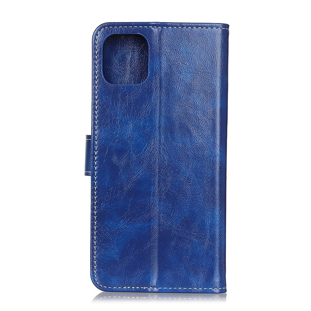 Crazy Horse Texture Wallet Stand Leather Phone Cover for iPhone 12 Pro Max 6.7 inch