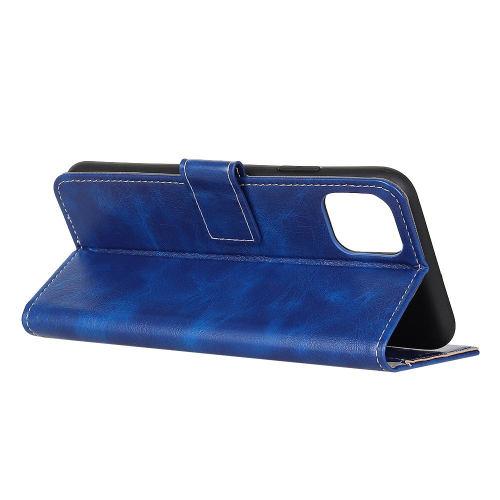Crazy Horse Texture Wallet Stand Leather Phone Cover for iPhone 12 Pro Max 6.7 inch