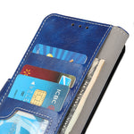 Crazy Horse Texture Wallet Stand Leather Phone Cover for iPhone 12 Pro Max 6.7 inch