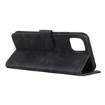 KHAZNEH Retro Leather Wallet Cover for iPhone 12 mini