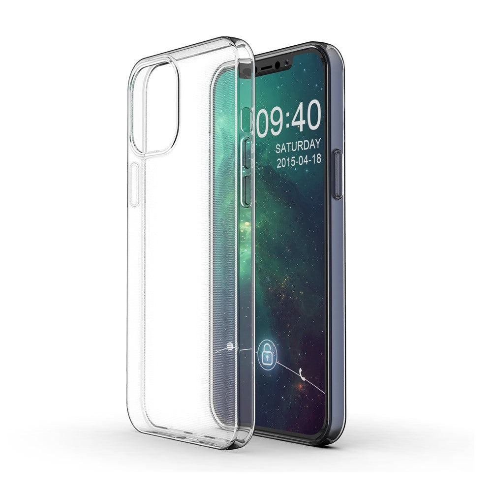 Ultratunt, genomskinligt TPU-mobilskal för Apple iPhone 12 Pro Max 6,7 tum