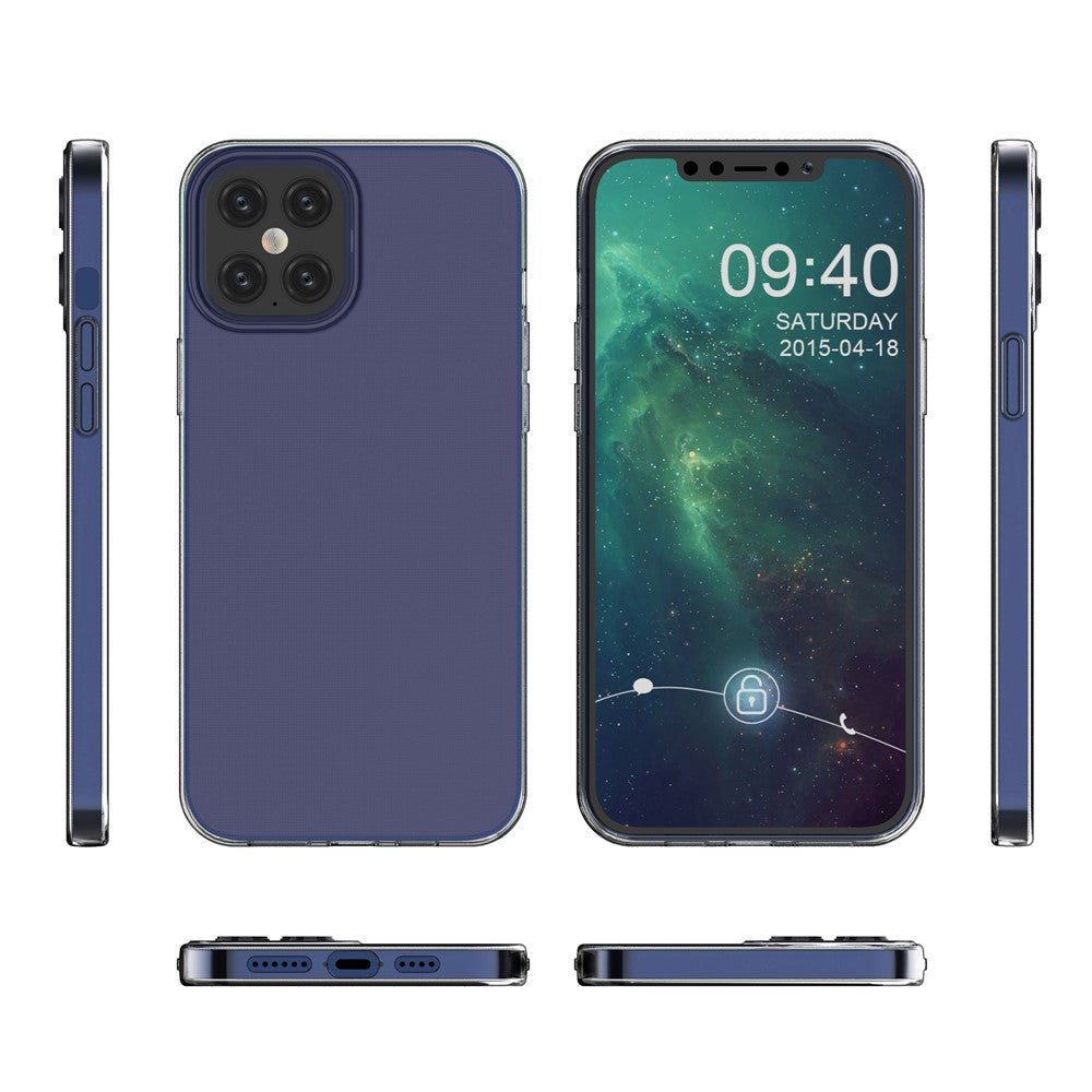 Ultra Thin Clear TPU Phone Cover for Apple iPhone 12 Pro Max 6.7 inch