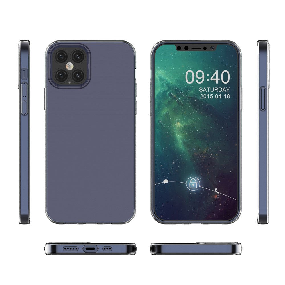 HD Clear Soft Phone Case för iPhone 12 Pro 6,1 tum