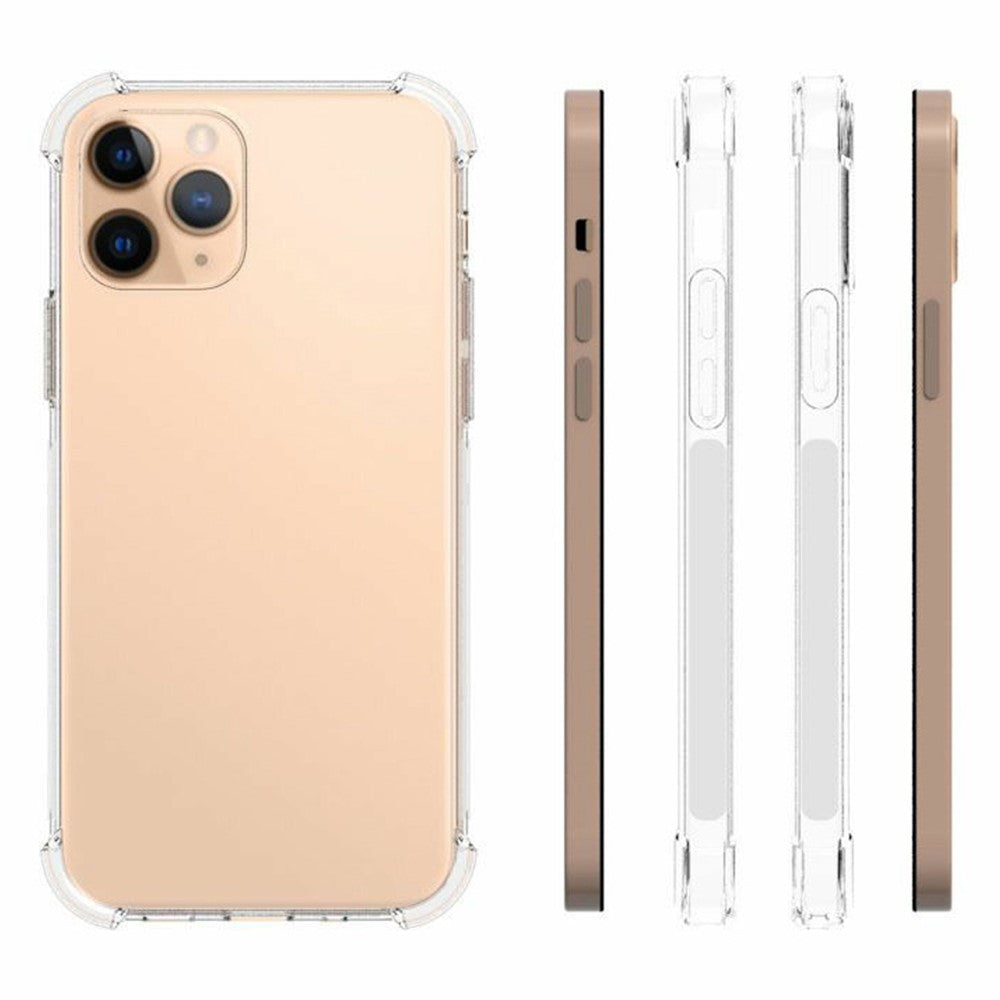 Shockproof Anti-slip Transparent TPU Phone Case for Apple iPhone 12 mini