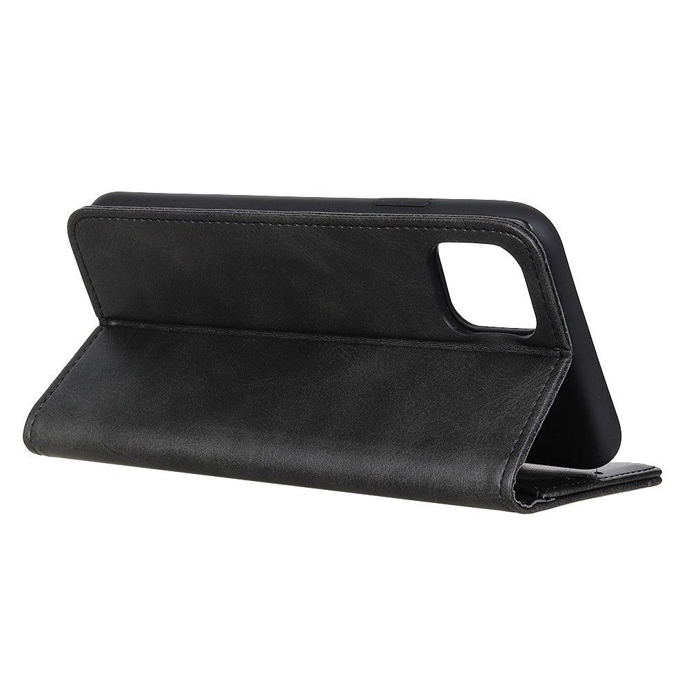 Auto-absorbed with Wallet Split Leather Stand Phone Case for iPhone 12 mini