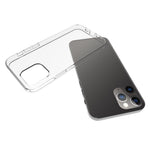 Transparent TPU Anti-fingerprint Phone Case for iPhone 12 Pro 6.1 inch