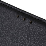 Til iPhone 12 Pro/12 Støvtæt, Stødresistent Litchi-skind Tekstur Pung Læder Etui med Stander