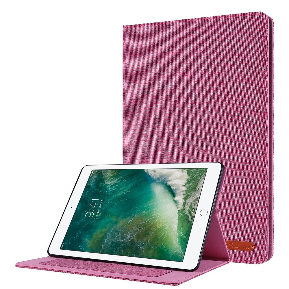 Cloth Texture Card Slots Stand Leather Flip Case for iPad 10.2 (2021)/(2020)/(2019)