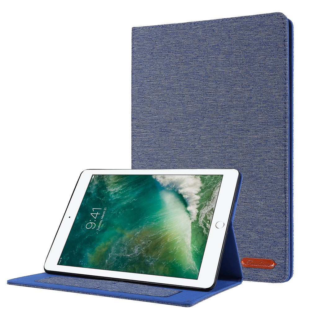 Cloth Texture Card Slots Stand Leather Flip Case for iPad 10.2 (2021)/(2020)/(2019)