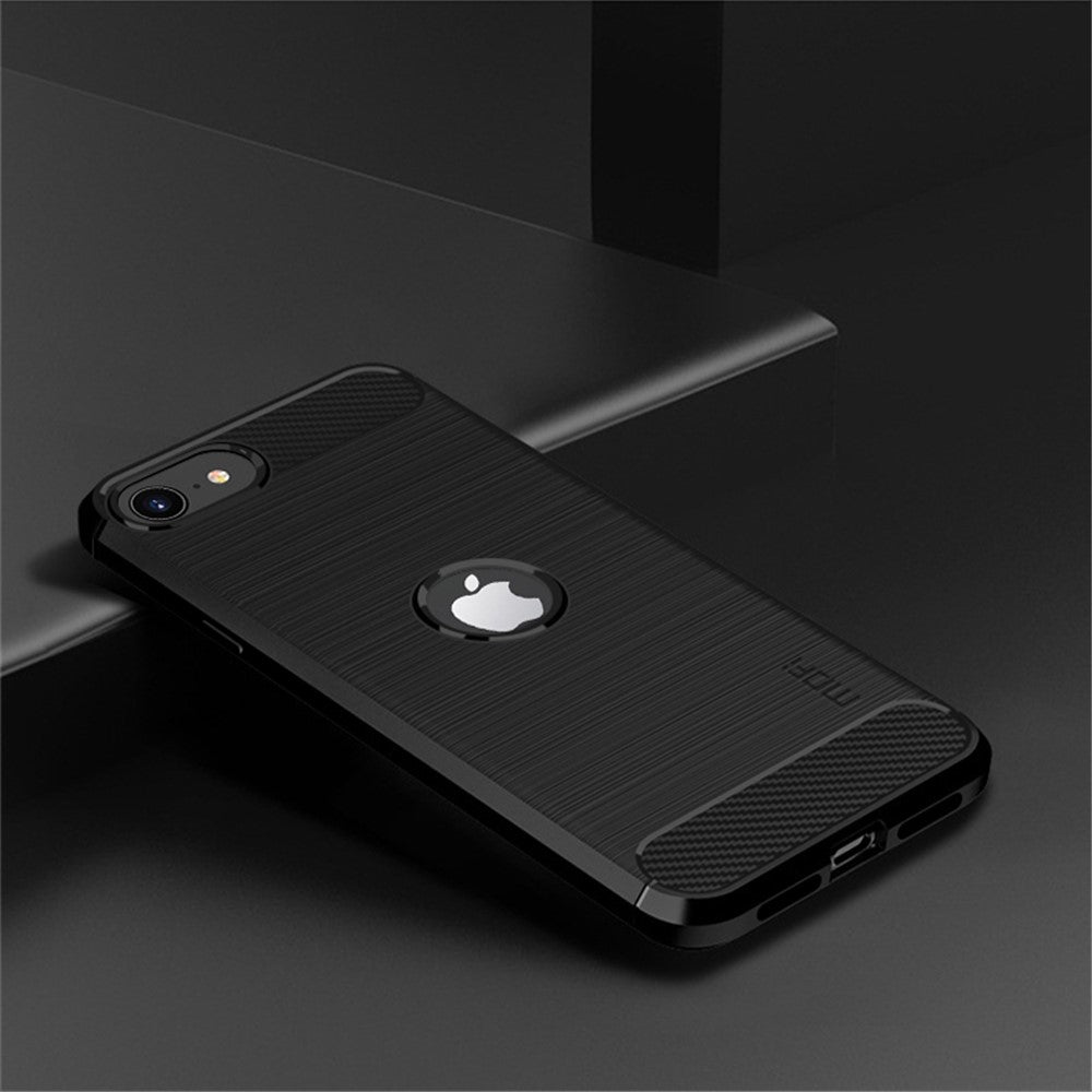 MOFI Carbon Fiber Texture Brushed TPU Case for iPhone SE (2020)/SE (2022)/8/7
