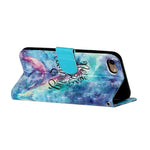 Light Spot Decor Pattern Printing Wallet Stand Flip Leather Case for iPhone 7/8/SE (2020)/SE (2022)
