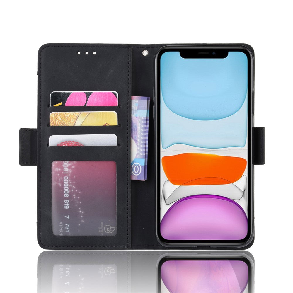 PU Leather with Multiple Card Slots Cell Phone Cover for iPhone 12 Pro 6.1 inch