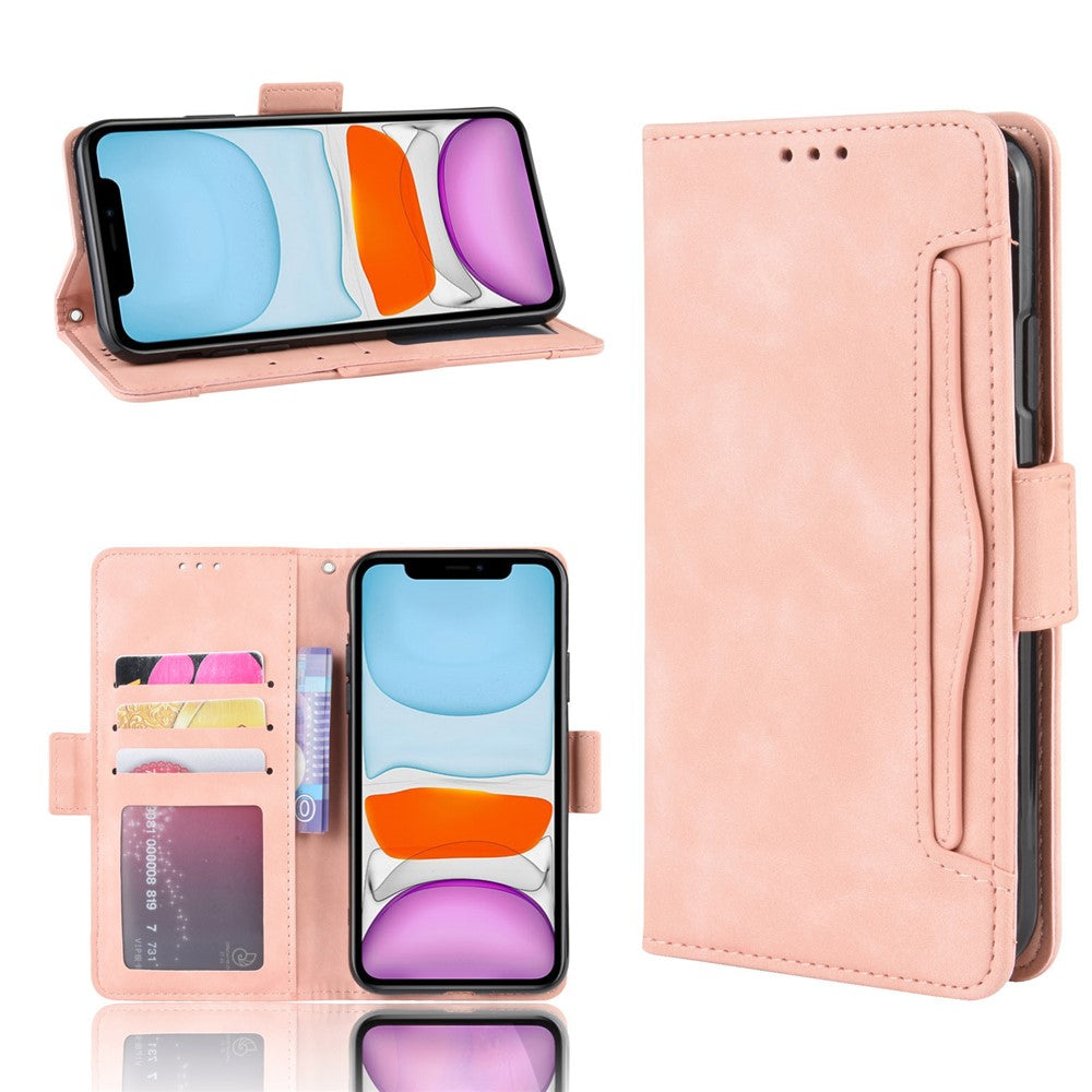 PU Leather with Multiple Card Slots Cell Phone Cover for iPhone 12 Pro 6.1 inch
