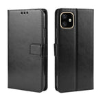 Crazy Horse Skin PU-lædertelefoncover til iPhone 12