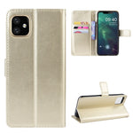 Crazy Horse Skin PU-lædertelefoncover til iPhone 12