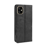Auto-absorbed Retro PU Leather Cover for iPhone 12 Pro Max 6.7 inch