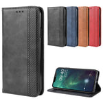 Auto-absorbed Retro PU Leather Cover for iPhone 12 Pro Max 6.7 inch