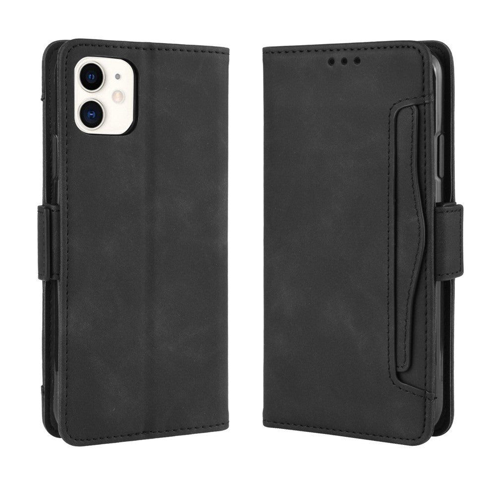 Leather Phone Unique Case with Multiple Card Slots for iPhone 12 Pro Max 6.7 inch