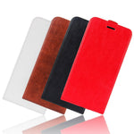 Vertical Flip Crazy Horse Leather Cell Phone Case for iPhone 12 mini