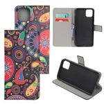 Pattern Printing Leather Wallet Case for iPhone 12 mini