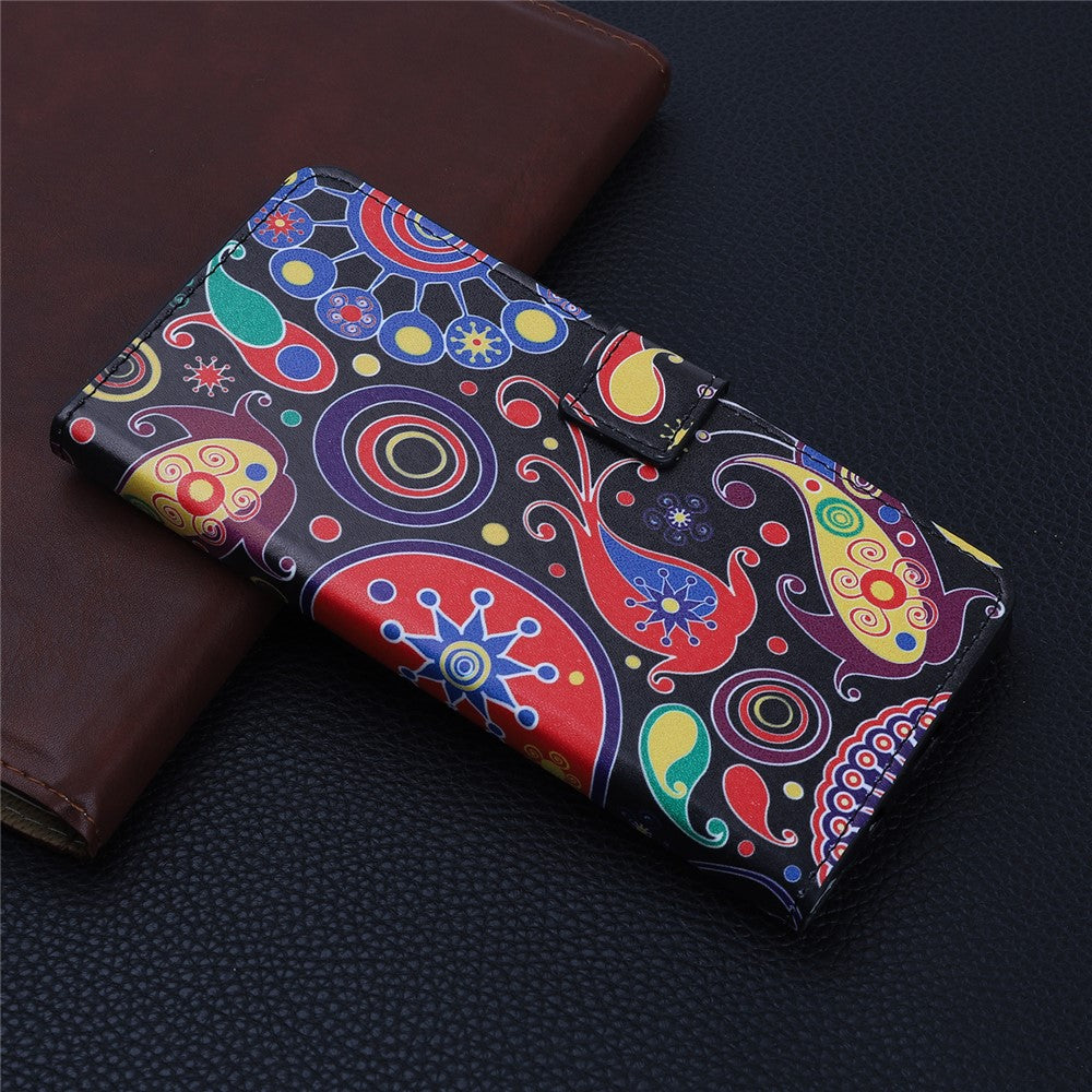 Pattern Printing Leather Wallet Case for iPhone 12 mini
