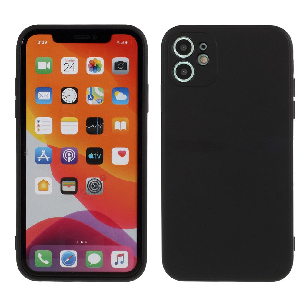 Pure Colour Matte Soft TPU Cover Phone Case for iPhone 11 6.1 inch