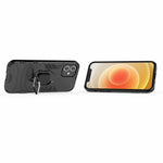 Cool Guard Finger Ring Kickstand PC + TPU Hybrid Shell for iPhone 12 Pro/12