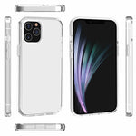 Anti-Fingerprint Clear PC+TPU Hybrid Phone Case for iPhone 12 mini