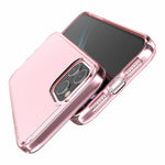 Anti-fingeraftryk Klar PC+TPU Combo Bagcover til iPhone 12