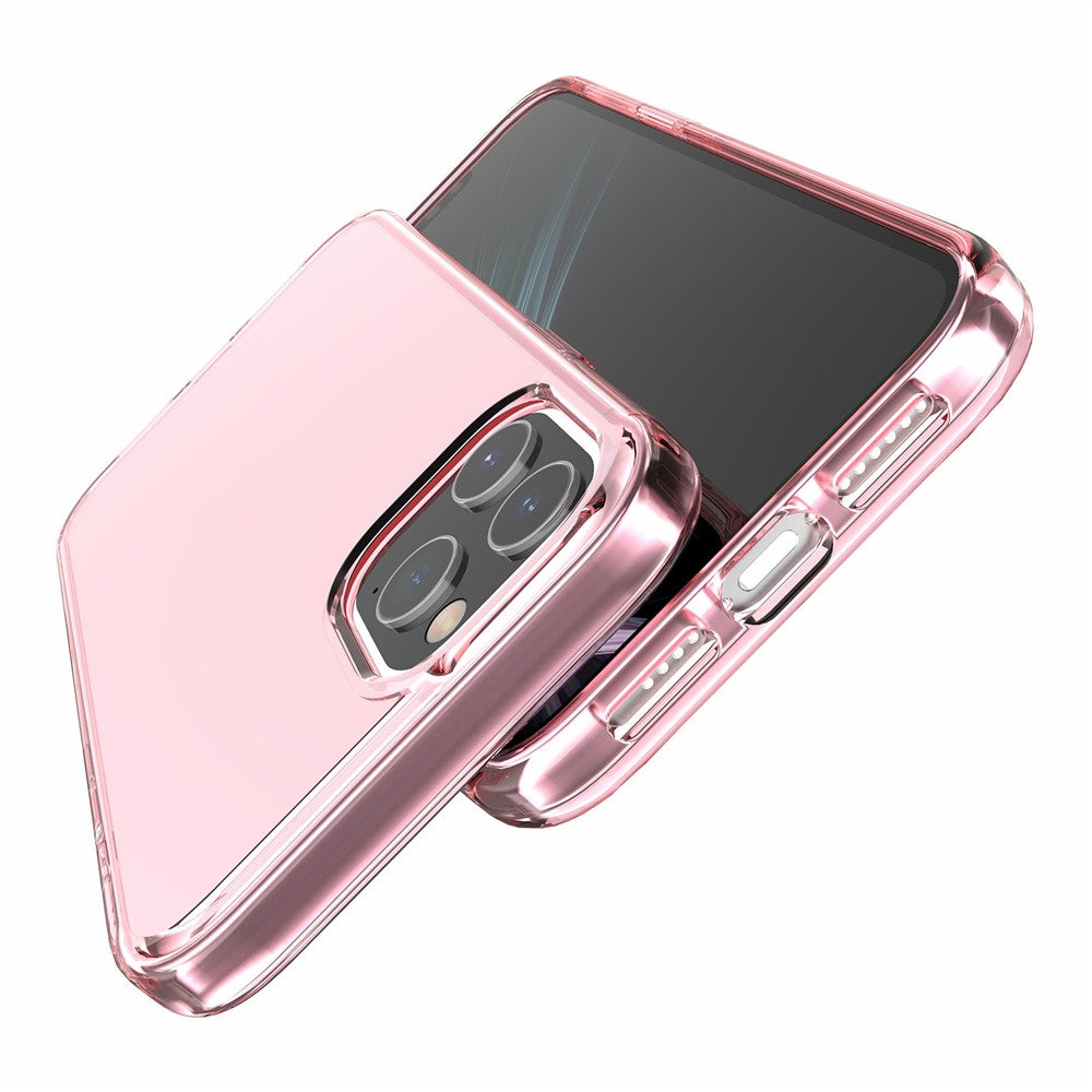 Anti-fingeraftryk Klar PC+TPU Combo Bagcover til iPhone 12