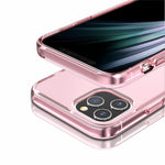Anti-fingeraftryk Klar PC+TPU Combo Bagcover til iPhone 12