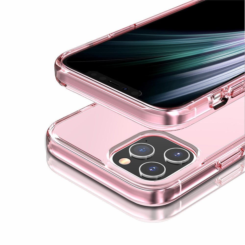 Anti-fingeraftryk Klar PC+TPU Combo Bagcover til iPhone 12