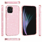 Glittery Powder Bling Case for iPhone 12 Pro Max 6.7 inch, Hard PC Flexible TPU Hybrid Back Shell